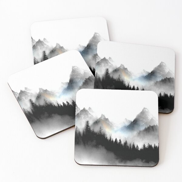 Item preview, Misty Forest Peaks designed and sold by Neural Brushstrokes.