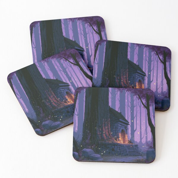 Item preview, Forest Shrine At Dusk Pixel Art designed and sold by Rtymer.
