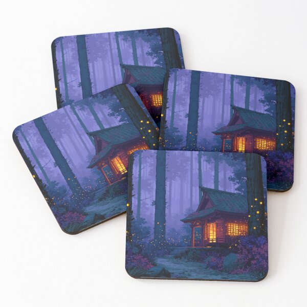 Item preview, Forest Shrine At Dusk Pixel Art designed and sold by Rtymer.