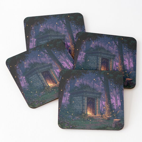 Item preview, Forest Shrine At Dusk Pixel Art designed and sold by Rtymer.