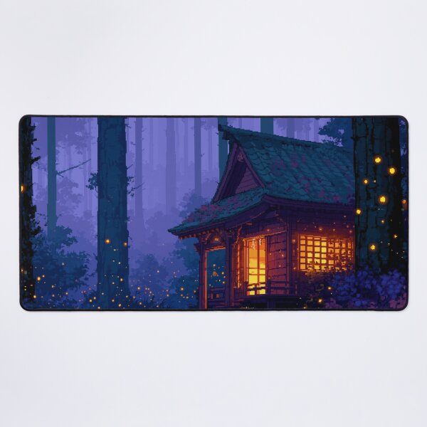 Item preview, Forest Shrine At Dusk Pixel Art designed and sold by Rtymer.
