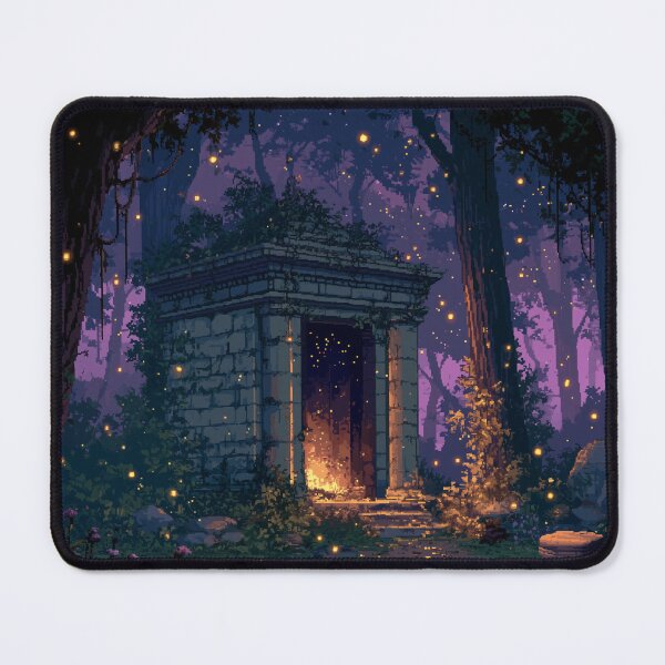 Item preview, Forest Shrine At Dusk Pixel Art designed and sold by Rtymer.