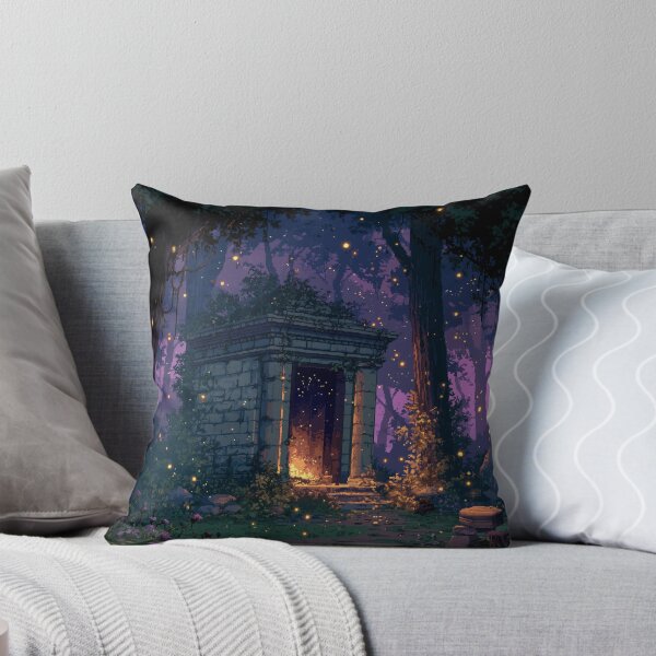 Item preview, Forest Shrine At Dusk Pixel Art designed and sold by Rtymer.