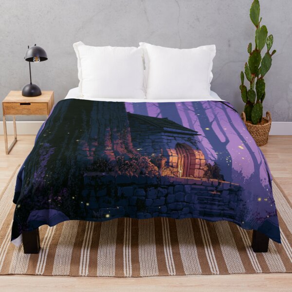 Item preview, Forest Shrine At Dusk Pixel Art designed and sold by Rtymer.