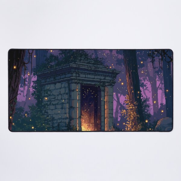 Item preview, Forest Shrine At Dusk Pixel Art designed and sold by Rtymer.