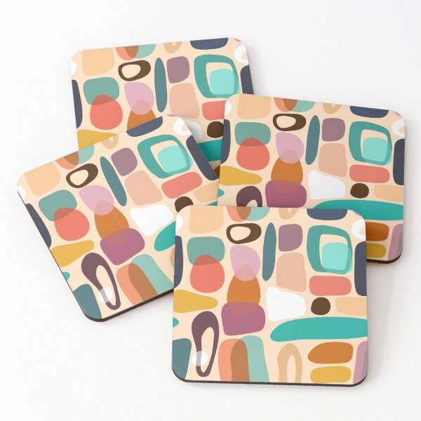 Item preview, Retro Shapes – Mid-Century Modern Colorful Geometric Design designed and sold by BuckaBaby.