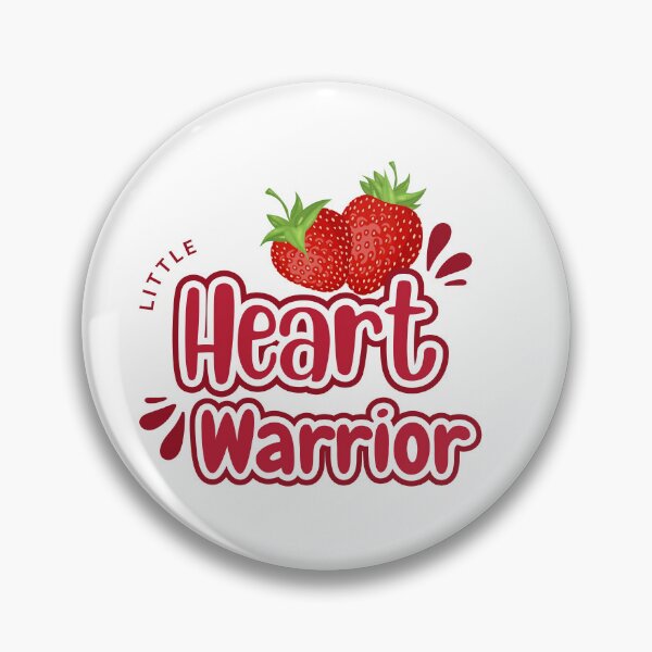 Item preview, Little Heart Warrior - Strawberry Design designed and sold by ScarletandSkyCo.