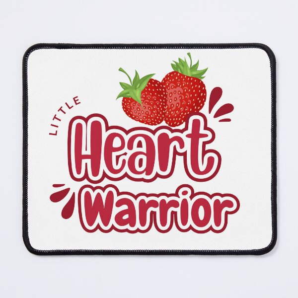 Item preview, Little Heart Warrior - Strawberry Design designed and sold by ScarletandSkyCo.