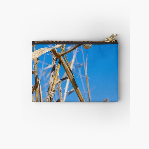 Item preview, White Snail Shell Clinging To Dry Grass Stem Against Clear Blue Sky Nature Closeup designed and sold by Nmallia.