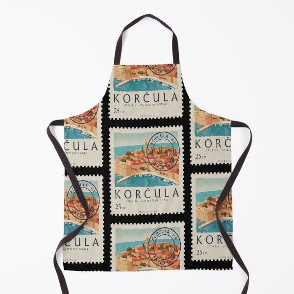 Item preview, Korčula Croatia Old Town Adriatic Postage Stamp Sticker designed and sold by stickercuffs.