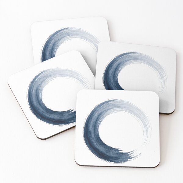 Item preview, Coastal Flow Enso Circle Minimal Zen Art designed and sold by TheSlowShore.