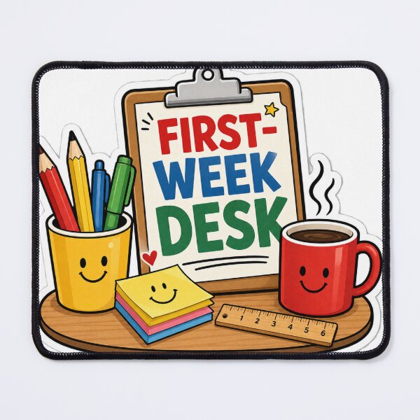 Item preview, First Week Classroom Desk designed and sold by houseoflushella.