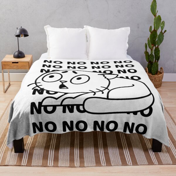 Item preview, No No No Cat | Funny Reaction Meme designed and sold by Mammoths.