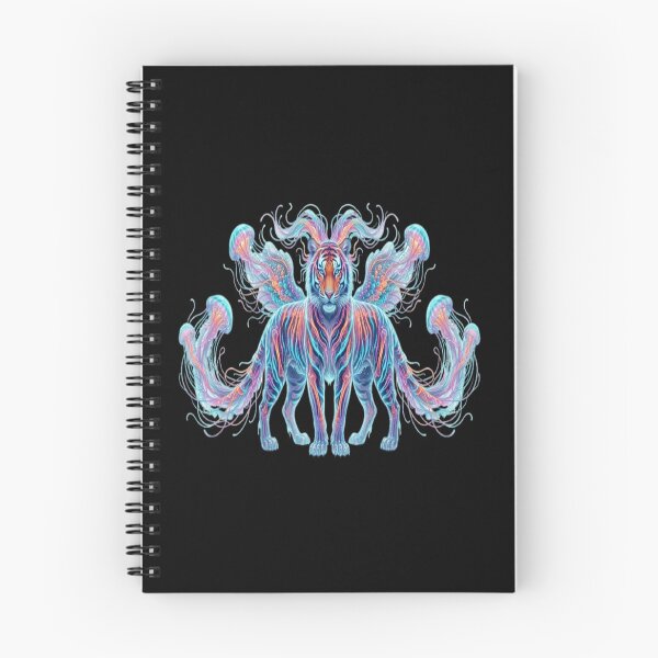 Item preview, Neon Tiger Jellyfish Hybrid Art designed and sold by GraffiCity.