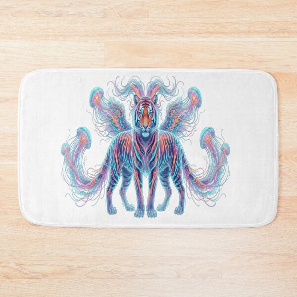 Item preview, Neon Tiger Jellyfish Hybrid Art designed and sold by ROVVI.