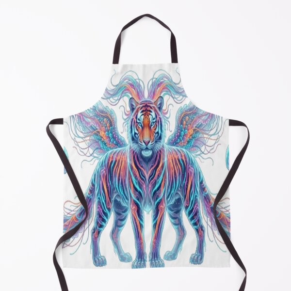 Item preview, Neon Tiger Jellyfish Hybrid Art designed and sold by GraffiCity.