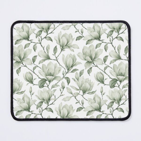 Item preview, Magnolia Minimal Sage Tonal Watercolor Seamless Pattern designed and sold by Inkworksbyshery.