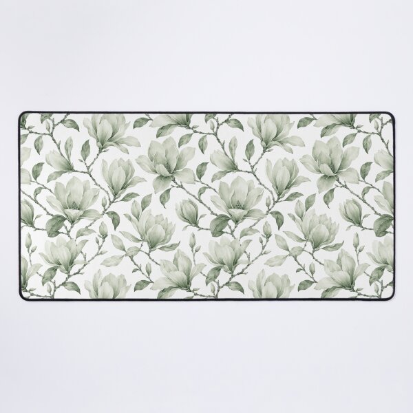 Item preview, Magnolia Minimal Sage Tonal Watercolor Seamless Pattern designed and sold by Inkworksbyshery.
