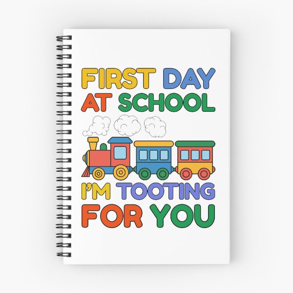 Item preview, First day at school, I’m tooting for you designed and sold by Britishdelights.