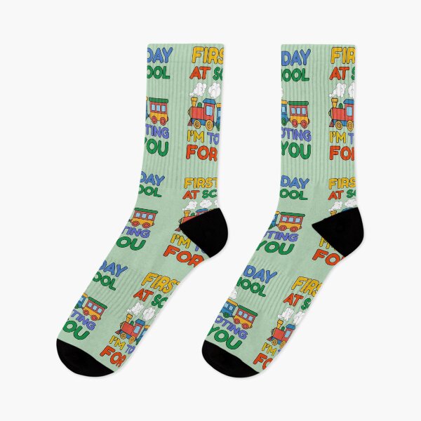 Item preview, First day at school, I’m tooting for you designed and sold by BritishDelights.