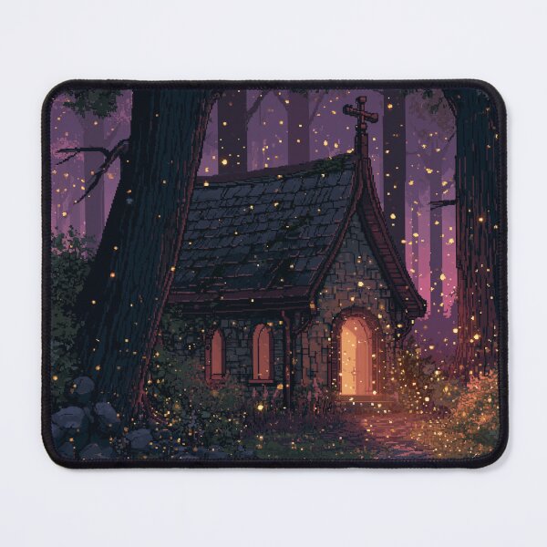 Item preview, Forest Shrine At Dusk Pixel Art designed and sold by Rtymer.