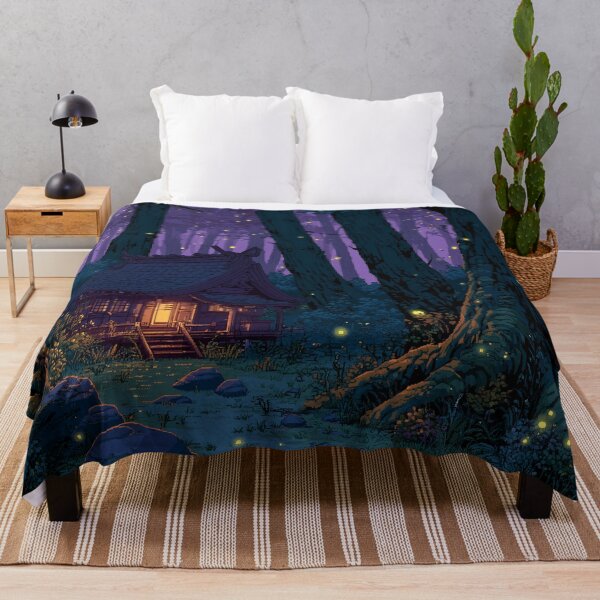 Item preview, Forest Shrine At Dusk Pixel Art designed and sold by Rtymer.