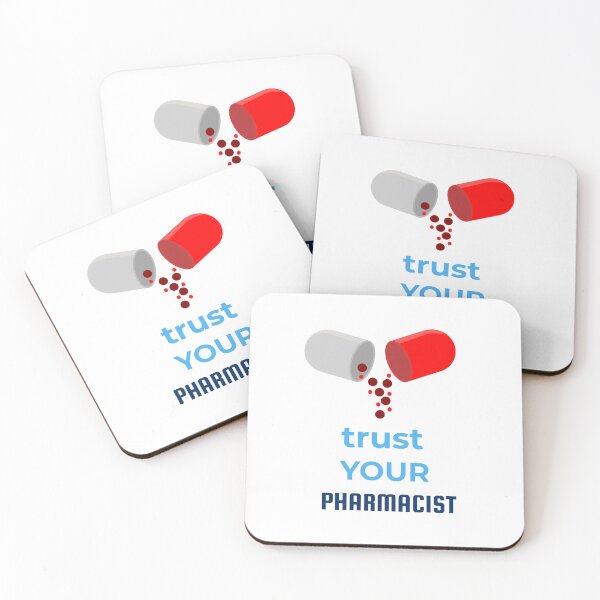 Item preview, Trust Your Pharmacist | Pharmacy Sticker designed and sold by Gravixa.