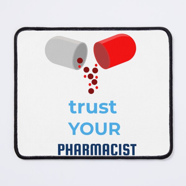 Item preview, Trust Your Pharmacist | Pharmacy Sticker designed and sold by Gravixa.