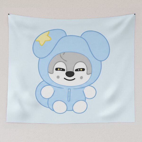 Item preview, STRAY KIDS RUN IT  SKZOO ​​Wolf Chan designed and sold by Baby blue.
