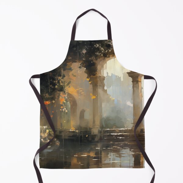 Item preview, Overgrown Ruins with Sunlit Arches in Spring designed and sold by AniDragonfly.