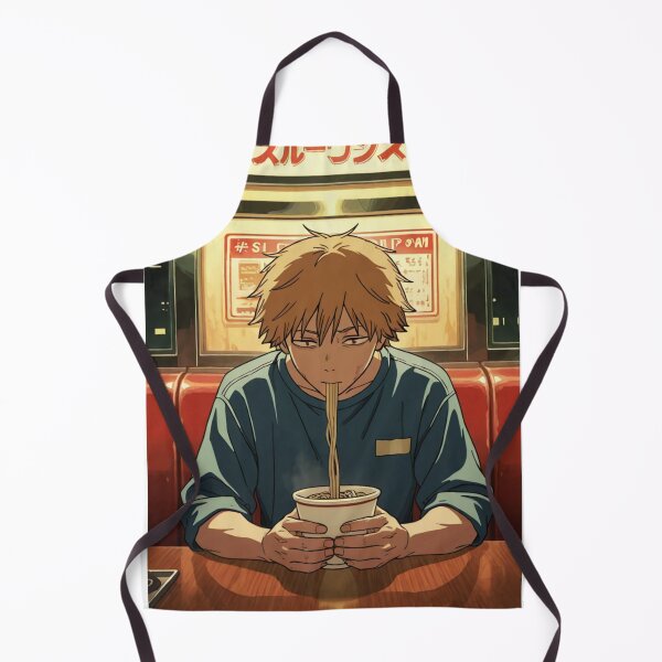 Item preview, Art - Young Man Enjoying Ramen, Japanese Manga Aesthetic designed and sold by AnimeShin.