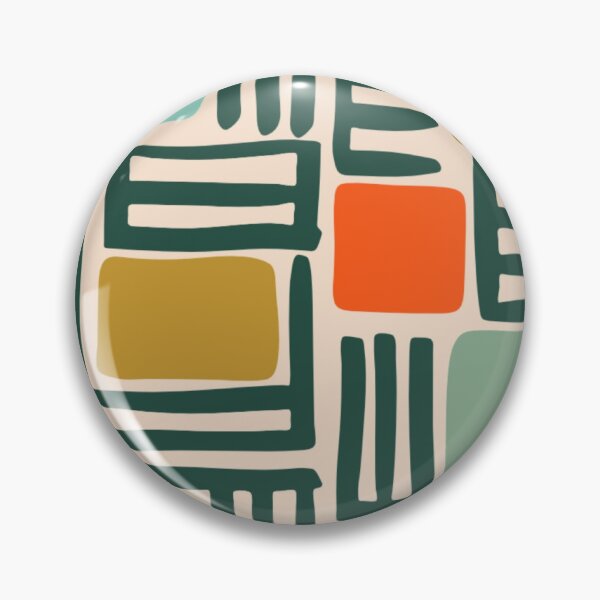 Item preview,  Retro Grid – Mid-Century Modern Geometric Block Pattern designed and sold by BuckaBaby.