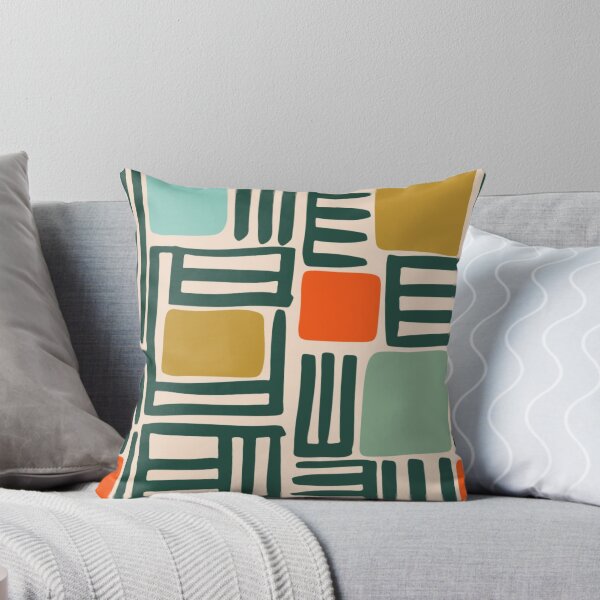 Item preview,  Retro Grid – Mid-Century Modern Geometric Block Pattern designed and sold by BuckaBaby.