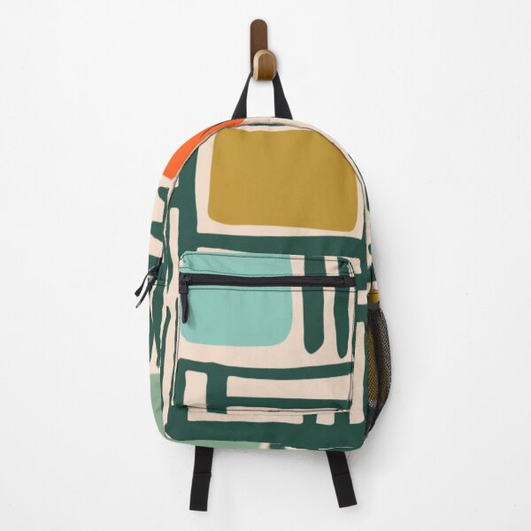 Item preview, Retro Grid – Mid-Century Modern Geometric Block Pattern designed and sold by BuckaBaby.