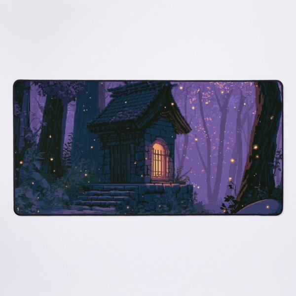 Item preview, Forest Shrine At Dusk Pixel Art designed and sold by Rtymer.