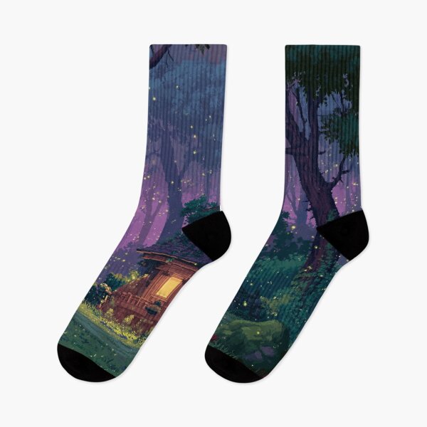 Item preview, Forest Shrine At Dusk Pixel Art designed and sold by Rtymer.