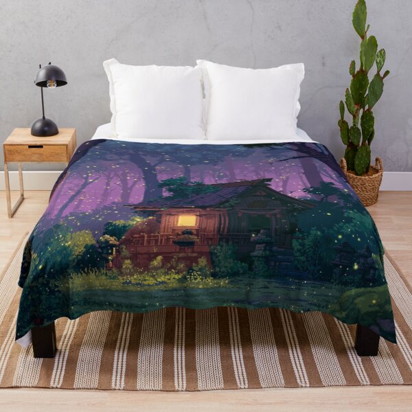 Item preview, Forest Shrine At Dusk Pixel Art designed and sold by Rtymer.
