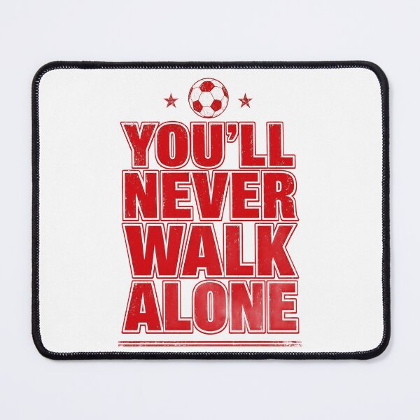 Item preview, Vintage YNWA Red Football Chants Retro Typography Art designed and sold by osamawaleed1997.