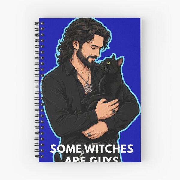Item preview, Some Witches Are Guys Black Cat Pentacle Design designed and sold by Witch Joseph.