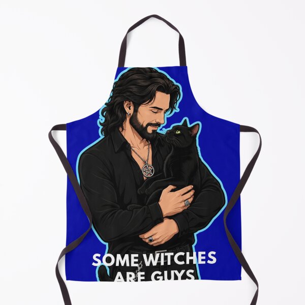 Item preview, Some Witches Are Guys Black Cat Pentacle Design designed and sold by Witch Joseph.