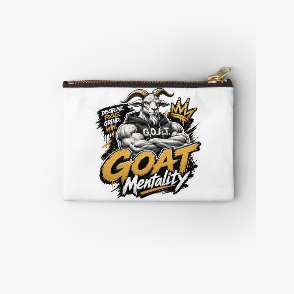 Item preview, GOAT Mentality Never Backs Down designed and sold by PixoNest.