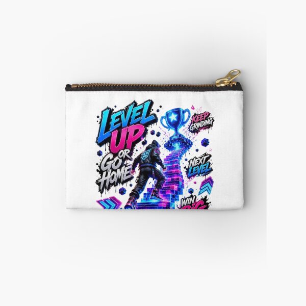 Item preview, Level Up or Go Home | Retro Gaming Motivation Design for Gamers designed and sold by Stylestickers55.