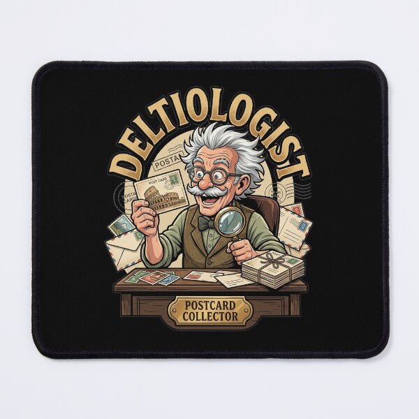 Item preview, Deltiologist Postcard Collector With Magnifier designed and sold by Lombardino.