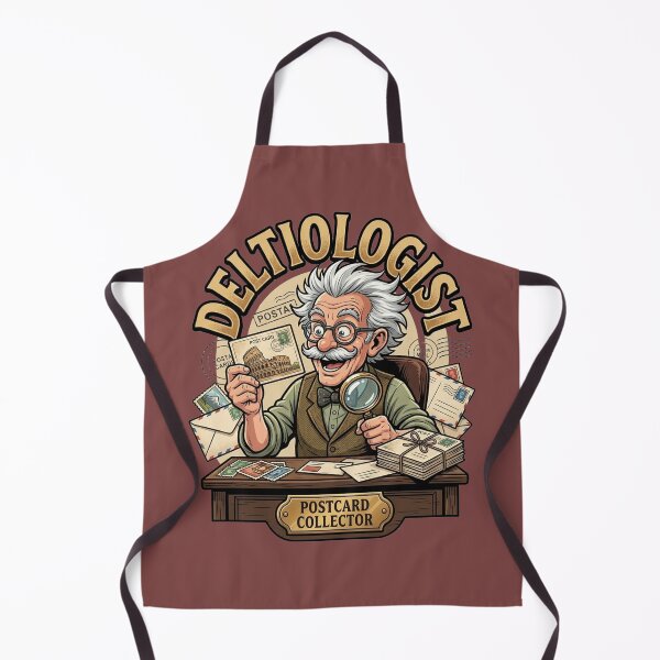 Item preview, Deltiologist Postcard Collector With Magnifier designed and sold by Lombardino.