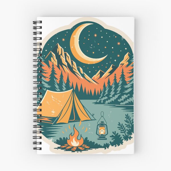 Item preview, Vintage Camping Adventure Sticker designed and sold by inkfusionhub99.