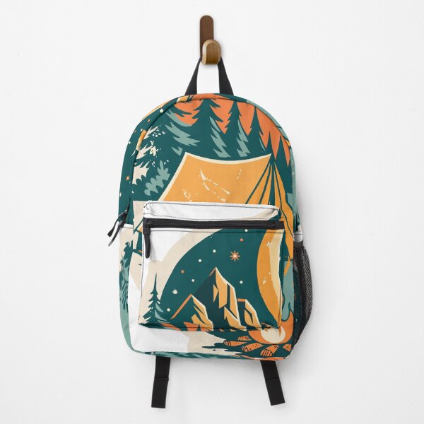 Item preview, Vintage Camping Adventure Sticker designed and sold by inkfusionhub99.
