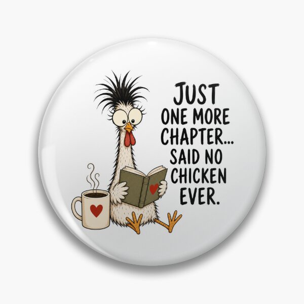 Item preview, Funny Chicken Book Lover designed and sold by Barnfield and Co.
