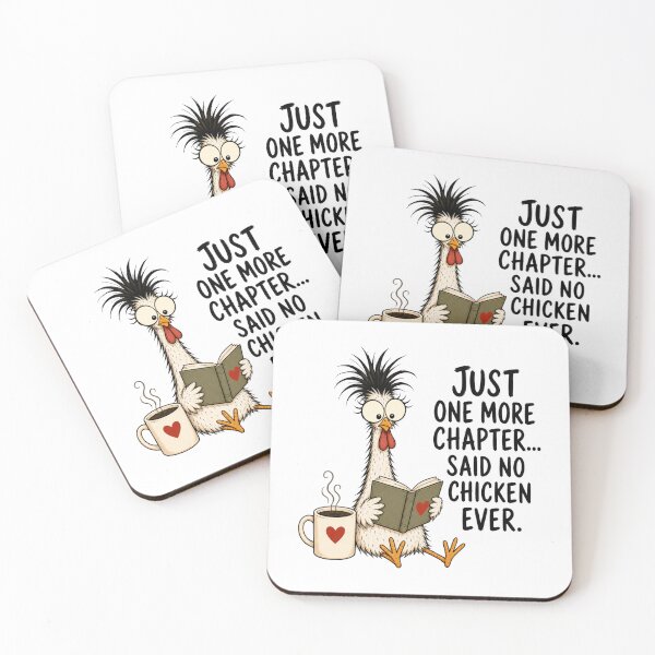 Item preview, Funny Chicken Book Lover designed and sold by Barnfield and Co.