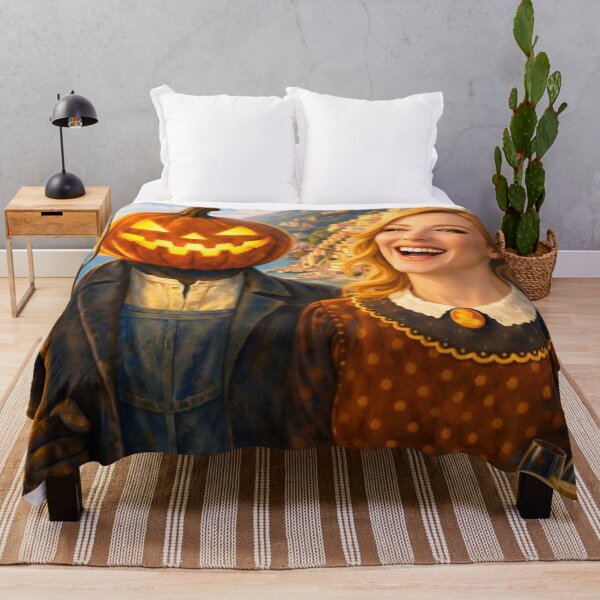 Item preview, Headless Horseman Coastal Romance – Halloween Fantasy Art designed and sold by TheHorsemanRidesAgain.