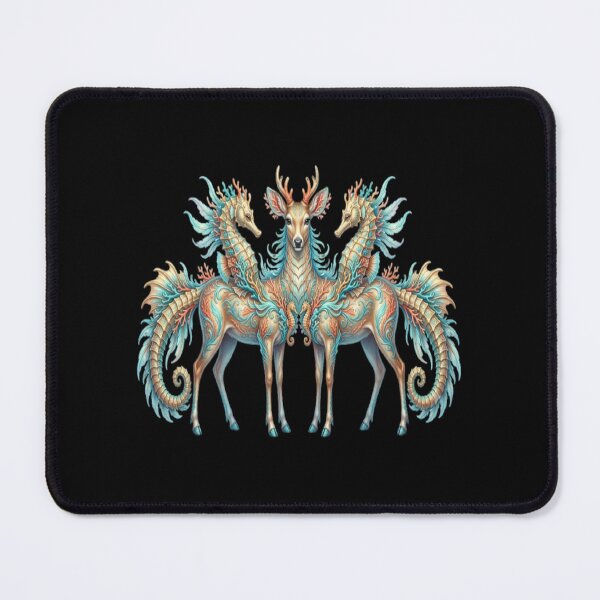 Item preview, Deer Seahorse Hybrid Fantasy Art designed and sold by ROVVI.